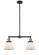 Cone - 2 Light - 21 inch - Black Antique Brass - Stem Hung - Adjustable Island Light (3442|209-BAB-G41)