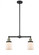 Bell - 2 Light - 21 inch - Black Antique Brass - Stem Hung - Adjustable Island Light (3442|209-BAB-G51-LED)