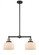 Bell - 2 Light - 21 inch - Black Antique Brass - Stem Hung - Adjustable Island Light (3442|209-BAB-G71)