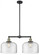 Bell - 2 Light - 21 inch - Black Antique Brass - Stem Hung - Adjustable Island Light (3442|209-BAB-G72-L)