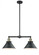 Briarcliff - 2 Light - 21 inch - Black Antique Brass - Stem Hung - Adjustable Island Light (3442|209-BAB-M10-BK)