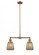 Chatham - 2 Light - 21 inch - Brushed Brass - Stem Hung - Adjustable Island Light (3442|209-BB-G146-LED)