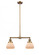 Fulton - 2 Light - 21 inch - Brushed Brass - Stem Hung - Adjustable Island Light (3442|209-BB-G171)