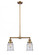 Canton - 2 Light - 21 inch - Brushed Brass - Stem Hung - Adjustable Island Light (3442|209-BB-G184)