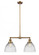 Seneca Falls - 2 Light - 21 inch - Brushed Brass - Stem Hung - Adjustable Island Light (3442|209-BB-G222)