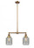 Stanton - 2 Light - 23 inch - Brushed Brass - Stem Hung - Adjustable Island Light (3442|209-BB-G262-LED)