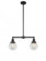 Beacon - 2 Light - 23 inch - Matte Black - Stem Hung - Adjustable Island Light (3442|209-BK-G202-6)