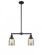 Bell - 2 Light - 21 inch - Matte Black - Stem Hung - Adjustable Island Light (3442|209-BK-G58-LED)