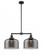 Bell - 2 Light - 21 inch - Matte Black - Stem Hung - Adjustable Island Light (3442|209-BK-G73-L)