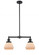 Fulton - 2 Light - 21 inch - Oil Rubbed Bronze - Stem Hung - Adjustable Island Light (3442|209-OB-G171-LED)