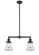 Bellmont - 2 Light - 21 inch - Oil Rubbed Bronze - Stem Hung - Adjustable Island Light (3442|209-OB-G192)