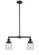 Bell - 2 Light - 21 inch - Oil Rubbed Bronze - Stem Hung - Adjustable Island Light (3442|209-OB-G52-LED)
