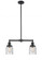 Bell - 2 Light - 21 inch - Oil Rubbed Bronze - Stem Hung - Adjustable Island Light (3442|209-OB-G54)