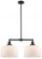 Bell - 2 Light - 21 inch - Oil Rubbed Bronze - Stem Hung - Adjustable Island Light (3442|209-OB-G71-L-LED)