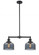 Bell - 2 Light - 21 inch - Oil Rubbed Bronze - Stem Hung - Adjustable Island Light (3442|209-OB-G73-LED)