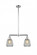 Chatham - 2 Light - 21 inch - Polished Chrome - Stem Hung - Adjustable Island Light (3442|209-PC-G142-LED)
