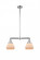 Fulton - 2 Light - 21 inch - Polished Chrome - Stem Hung - Adjustable Island Light (3442|209-PC-G171-LED)