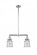 Canton - 2 Light - 21 inch - Polished Chrome - Stem Hung - Adjustable Island Light (3442|209-PC-G184-LED)