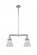 Bellmont - 2 Light - 21 inch - Polished Chrome - Stem Hung - Adjustable Island Light (3442|209-PC-G192-LED)