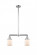 Bell - 2 Light - 21 inch - Polished Chrome - Stem Hung - Adjustable Island Light (3442|209-PC-G51)