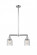 Bell - 2 Light - 21 inch - Polished Chrome - Stem Hung - Adjustable Island Light (3442|209-PC-G54)