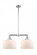 Bell - 2 Light - 21 inch - Polished Chrome - Stem Hung - Adjustable Island Light (3442|209-PC-G71-L-LED)