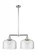 Bell - 2 Light - 21 inch - Polished Chrome - Stem Hung - Adjustable Island Light (3442|209-PC-G72-L)