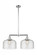 Bell - 2 Light - 21 inch - Polished Chrome - Stem Hung - Adjustable Island Light (3442|209-PC-G74-L)