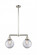 Beacon - 2 Light - 25 inch - Polished Nickel - Stem Hung - Adjustable Island Light (3442|209-PN-G202-8)