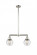 Beacon - 2 Light - 23 inch - Polished Nickel - Stem Hung - Adjustable Island Light (3442|209-PN-G204-6-LED)