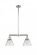 Cone - 2 Light - 21 inch - Polished Nickel - Stem Hung - Adjustable Island Light (3442|209-PN-G42)