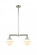 Oxford - 2 Light - 24 inch - Polished Nickel - Stem Hung - Adjustable Island Light (3442|209-PN-G531)