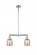 Bell - 2 Light - 21 inch - Polished Nickel - Stem Hung - Adjustable Island Light (3442|209-PN-G58)