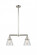 Cone - 2 Light - 21 inch - Polished Nickel - Stem Hung - Adjustable Island Light (3442|209-PN-G62-LED)