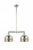 Bell - 2 Light - 24 inch - Polished Nickel - Stem Hung - Island Light (3442|209-PN-G78-LED)