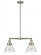 Cone - 2 Light - 21 inch - Brushed Satin Nickel - Stem Hung - Adjustable Island Light (3442|209-SN-G44)