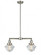 Oxford - 2 Light - 24 inch - Brushed Satin Nickel - Stem Hung - Adjustable Island Light (3442|209-SN-G532-LED)