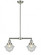 Oxford - 2 Light - 24 inch - Brushed Satin Nickel - Stem Hung - Adjustable Island Light (3442|209-SN-G534)