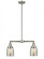 Bell - 2 Light - 21 inch - Brushed Satin Nickel - Stem Hung - Adjustable Island Light (3442|209-SN-G58)