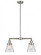 Cone - 2 Light - 21 inch - Brushed Satin Nickel - Stem Hung - Adjustable Island Light (3442|209-SN-G62)