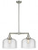 Bell - 2 Light - 21 inch - Brushed Satin Nickel - Stem Hung - Adjustable Island Light (3442|209-SN-G74-L)