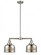 Bell - 2 Light - 24 inch - Brushed Satin Nickel - Stem Hung - Adjustable Island Light (3442|209-SN-G78)