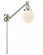 Beacon - 1 Light - 6 inch - Brushed Satin Nickel -Adjustable Swing Arm (3442|237-SN-G201-6)