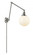Beacon - 1 Light - 8 inch - Brushed Satin Nickel -Adjustable Swing Arm (3442|238-SN-G201-8)