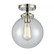 Beacon - 1 Light - 8 inch - Black Polished Nickel - Semi-Flush Mount (3442|284-1C-BPN-G202-8)