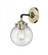 Beacon - 1 Light - 6 inch - Black Antique Brass - Sconce (3442|284-1W-BAB-G202-6)