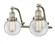Beacon - 2 Light - 16 inch - Brushed Satin Nickel - Adjustable Bath Vanity Light (3442|515-2W-SN-G202-6)