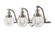 Beacon - 3 Light - 26 inch - Brushed Satin Nickel - Adjustable Bath Vanity Light (3442|515-3W-SN-G202-6-LED)