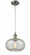 Gorham - 1 Light - 10 inch - Brushed Satin Nickel - Cord hung - Mini Pendant (3442|516-1P-SN-G249-LED)