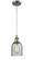 Caledonia - 1 Light - 5 inch - Brushed Satin Nickel - Cord hung - Mini Pendant (3442|516-1P-SN-G257-LED)